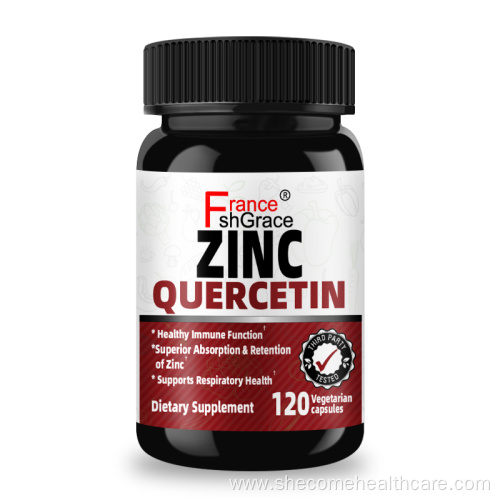 Zinc Quercetin Vitamin Antioxidant Immune Vitamin Capsules